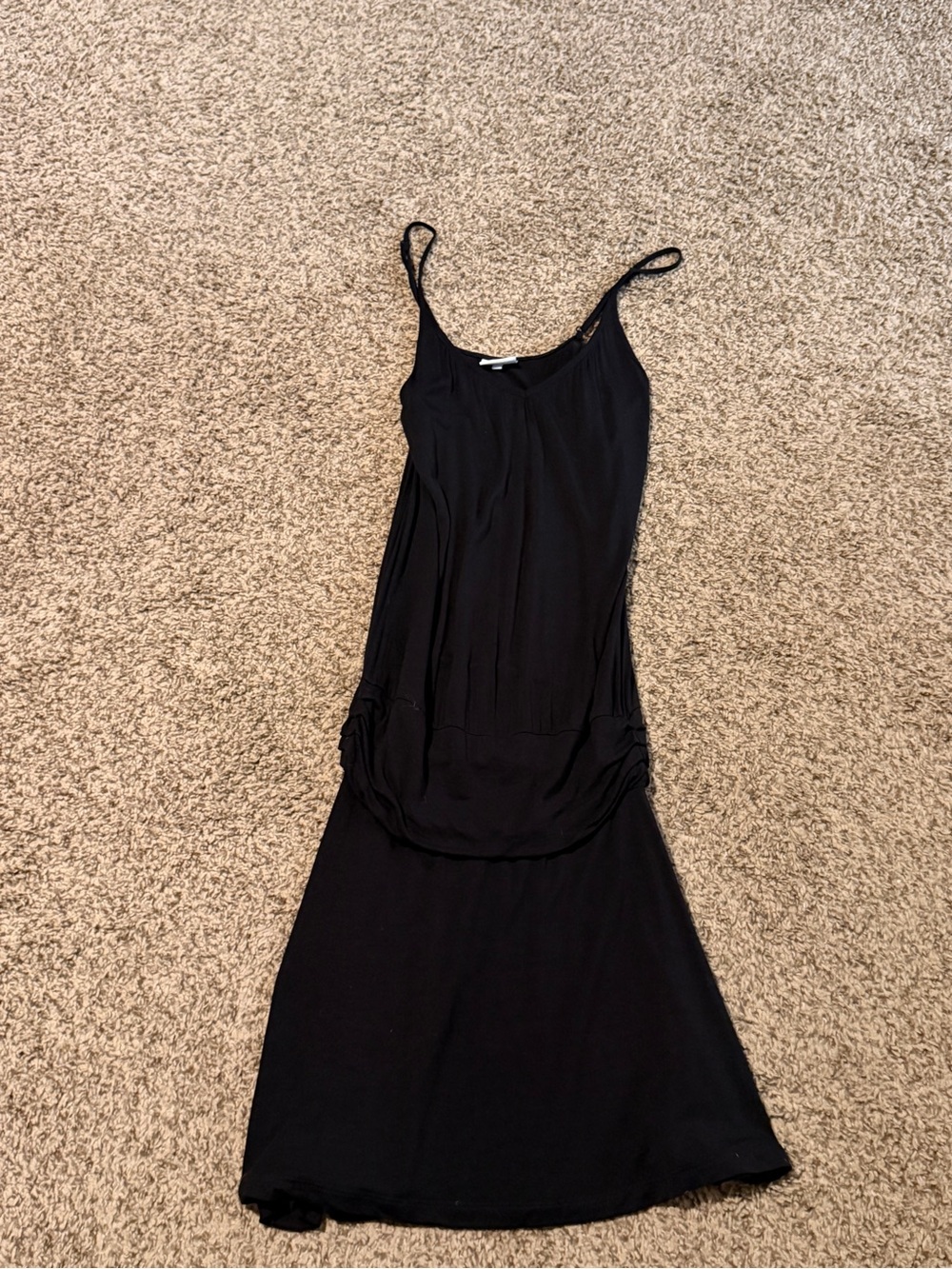 Black Beach Swimsuit Cover up Sundress Size Small